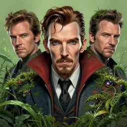 a highly detailed overgrown portrait of stephen strange, james gurney, james jean