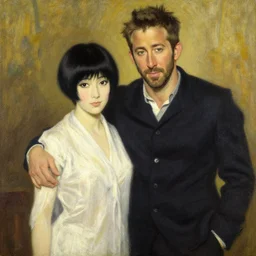 ryan reynolds, painting by j. c. leyendecker, yoji shinkawa, katayama bokuyo