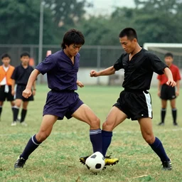 a film still from shaolin soccer ( 2 0 0 1 )