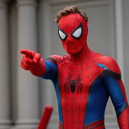 scott morrison as the spiderman pointing meme