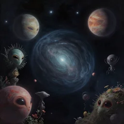 lost in dreams of unknown planets and aliens
