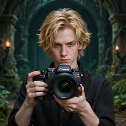 front shot of jareth labyrinth, 8 5 mm f 1. 8, elegant photo sharp focus masterpiece fine portrait, canon eos r 3 fujifilm x - t 3 0 sony alpha a 6 6 0 0 nikon d 5 0 0