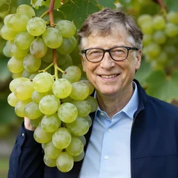 grape bill gates grape hyperdetailed, artstation, cgsociety, 8 k
