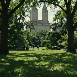Movie still of Central Park in the summer, The Expanse