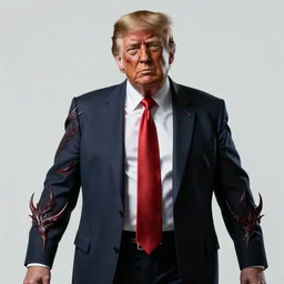 donald trump's disgusting true form, horror, high details, intricate details, by vincent di fate, artgerm julie bell beeple, 90s, inking, vintage 90s print, screen print