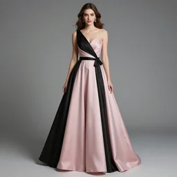 composition arca womens inspired prom dress pink and black
