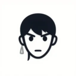 face icon stylized minimalist samurai jack, loftis, cory behance hd by jesper ejsing, by rhads, makoto shinkai and lois van baarle, ilya kuvshinov, rossdraws global illumination