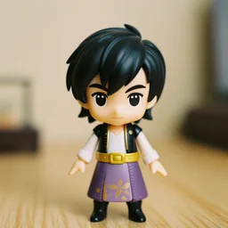 aladdin as nendoroid, 8 k hd dof, kodak film,