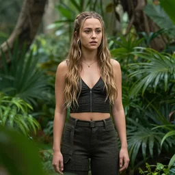 Daisy Ridley in the jungle
