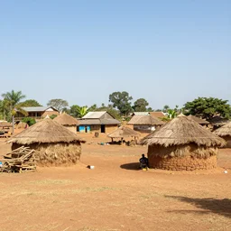 old west african village