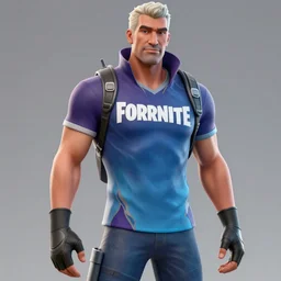 jeffrey epstein as a fortnite skin. concept art. 8 k resolution