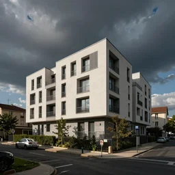 french suburb modern photo
