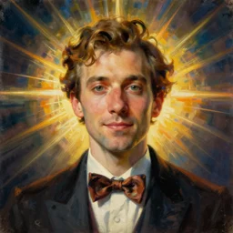 cheeto man, extremely detailed, painting in the style of rene margitte, surrealist