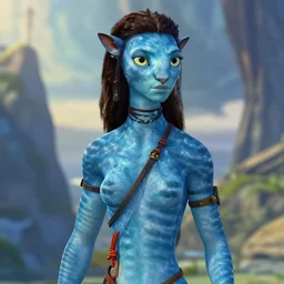 Evangeline Lilly in Avatar: the last airbender, designed by Bryan Konietzko