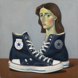 painting of a converse by picasso