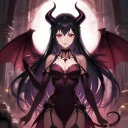 succubus anime girl by morrigan aensland