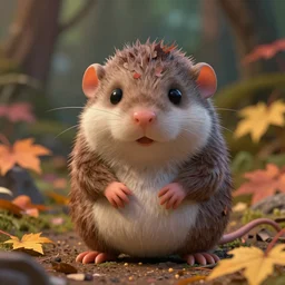 very beautiful portrait of an extremely cute and adorable underground mole, smooth, perfect face, fantasy, character design by mark ryden and pixar and hayao miyazaki, sharp focus, concept art, harvest fall vibrancy, intricate detail, cinematic lighting, hyperrealistic, 3 5 mm, diorama macro photography, 8 k, 4 k