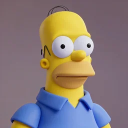 3 d, cgi artstation, masterpiece. bonkers lol lmao rofl hilarious funny humorous haha dank photorealistic irl homer simpson meme. portrait. zany mannerism. octane 3 d render. sharpen filter. hyperdetailed full - color skin textures. human like rendition.