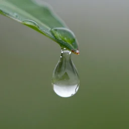 dewdrop that shines calmly and falls like a tear of love highly detail, fine detail