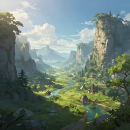 a fantasy landscape, trending on artstation