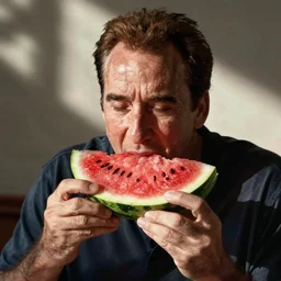 nicholas cage eat watermelon