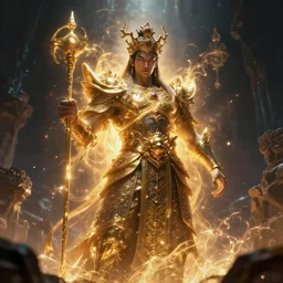 god of destruction, magical world, by greg rutkowski, sung choi, photo realistic, 8 k, cinematic lighting, hd, atmospheric, hyperdetailed, trending on artstation, devainart, digital painting, glow effect