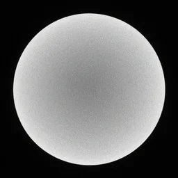 negative boolean sphere, ambient occlusion, top view, outline, noise