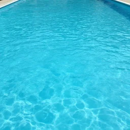 A liminal picture of pool that extends forever, liminal space