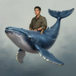 a detailed full portrait of a flying whale, by victo ngai and justin gerard, digital art, realistic painting, very detailed, fantasy, dnd, character design, trending on artstation