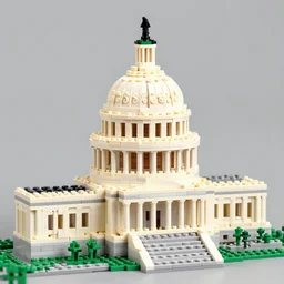 us capitol made of lego