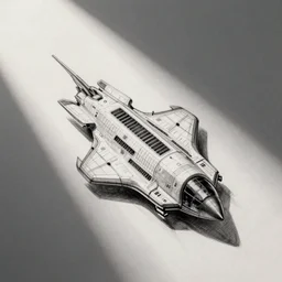 poorly drawn space ship