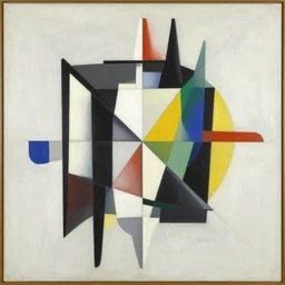 dream by kazimir malevitch symmetrical geometrical suprematism minimalism oil on board unfinished