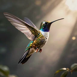 ultra realistic cybernetic !!! hummingbird