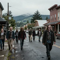 the undead are roaming the streets of a small town in oregon