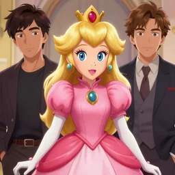 Emilia Clarke as the princess peach by Gil Elvgren Stanley Artgerm Lau, WLOP, James Jean, Andrei Riabovitchev, Marc Simonetti, Yoshitaka Amano, ArtStation, CGSociety, cinematic lighting, god ray, starlit shining eyes