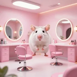 A pet Rat Beauty Salon, Futuristic