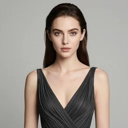 a gorgeous female photo, professionally retouched, soft lighting, realistic, smooth face, full body shot, torso, dress, perfect eyes, wide angle, sharp focus on eyes, 8 k high definition, insanely detailed, intricate, elegant, art by marc hill and johannes wessermark