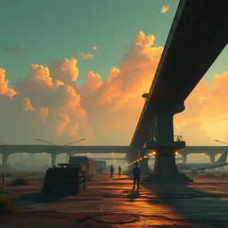 a wholesome animation key shot of a post apocalyptic airport, covered by nature hipster vibes by studio ghibli, animation, sharp, rendered in unreal engine 5, focused, anime key art by greg rutkowski, bloom, dramatic lighting