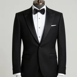 a beautiful picture of a black tux design by greg rutkowski and thomas kinkade, trending on artstation