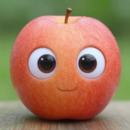 “ fruit staring at you with cute eyes ”