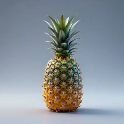 high quality product photo of a cyberpunk pineapple weapon, 4 k hd, centered, negative space