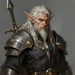 portrait of drizzt do'urden, fantasy concept art, very detailed