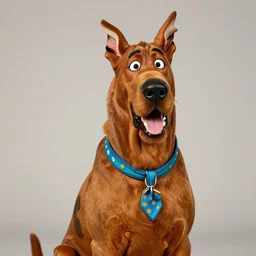 Nathan Fielder cosplaying as Scooby-Doo, ultra realistic