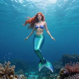 a photo of a mermaid.