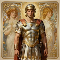 symmetry!! portrait of roman soldier, ancient rome, intricate, elegant, highly detailed, digital painting, artstation, concept art, smooth, sharp focus, illustration, art by artgerm and greg rutkowski and alphonse mucha, 8 k