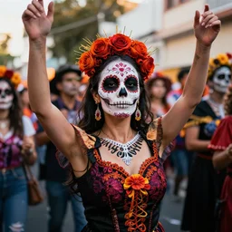 raves celebrating the day of the dead