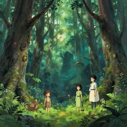 maximalist otherworldly forest animal, trending on pixiv fanbox, painted by makoto shinkai takashi takeuchi studio ghibli, akihiko yoshida, yoshitaka amano, wangechi mutu, clean cel shaded vector art, illustration, hd, 8 k