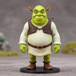 shrek as an anime nendoroid figurine, product photo