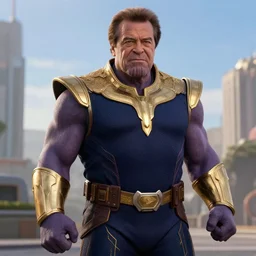 film still of Danny Devito as Thanos in Avengers Endgame