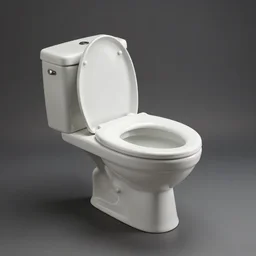 a toilet flying in the sky, dramatic lighting, ceramic, photo realistic illustration by greg rutkowski, thomas kindkade, alphonse mucha, loish, norman rockwell.